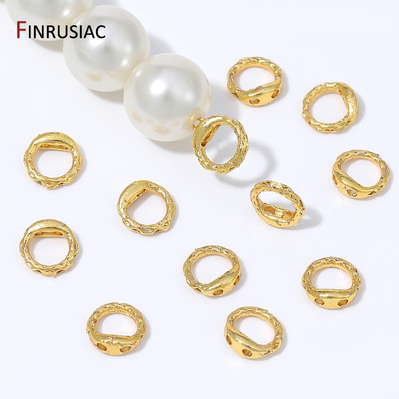 Nozzle Brass - 18K Altın Kaplama Pirinç Kablo Uçları,