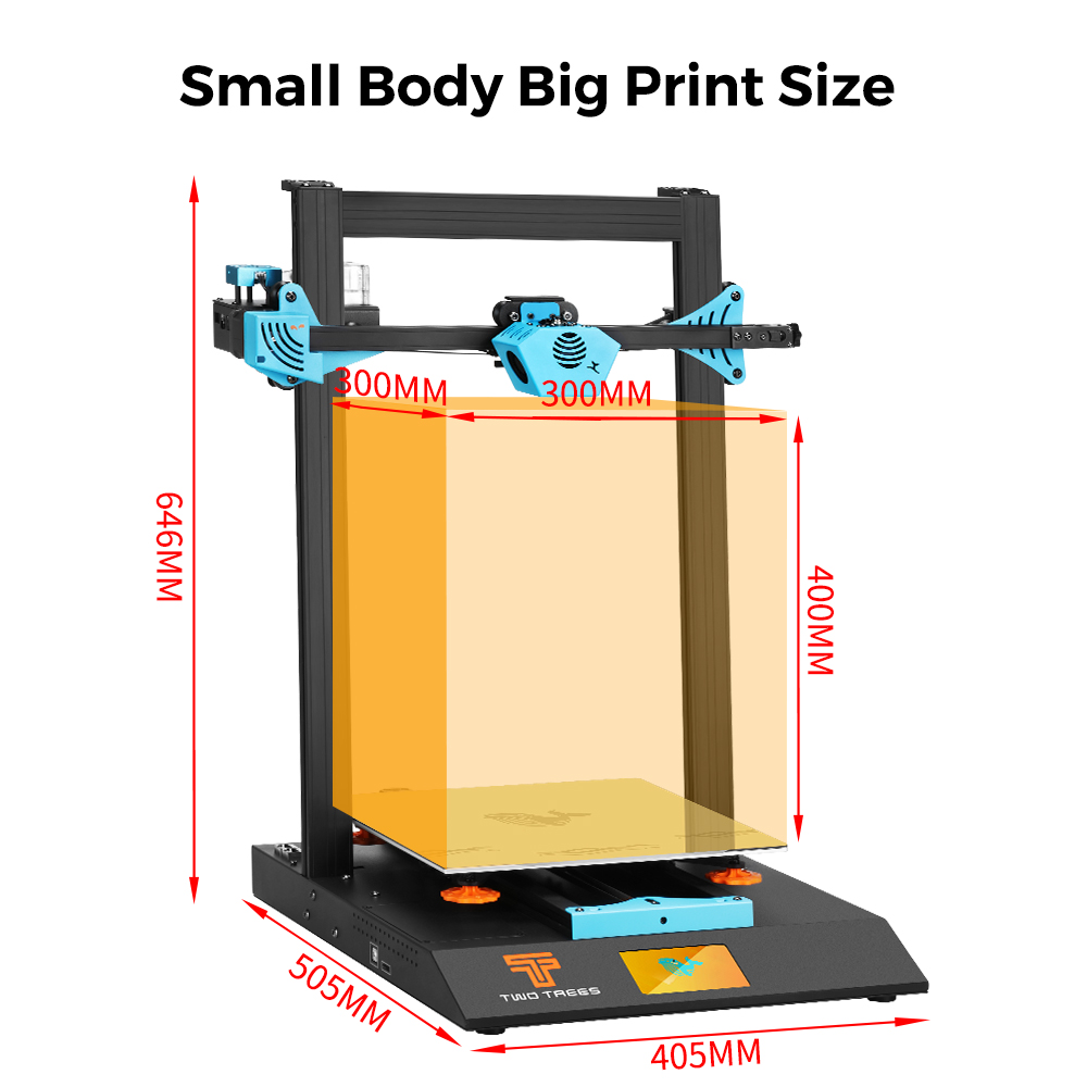 Twotrees Blu-5 Bluer artı l3D  - Corexy 3D Printer Kit incelemesi ve fiyatı