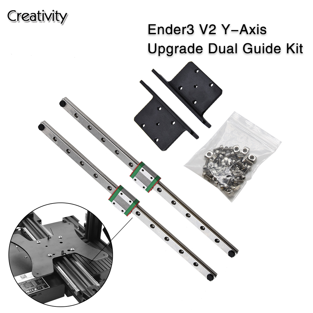 Ender 3/Pro/S1/Ender 3 V2 3D Y - Linear Rail Mgn12H Set incelemesi ve fiyatı