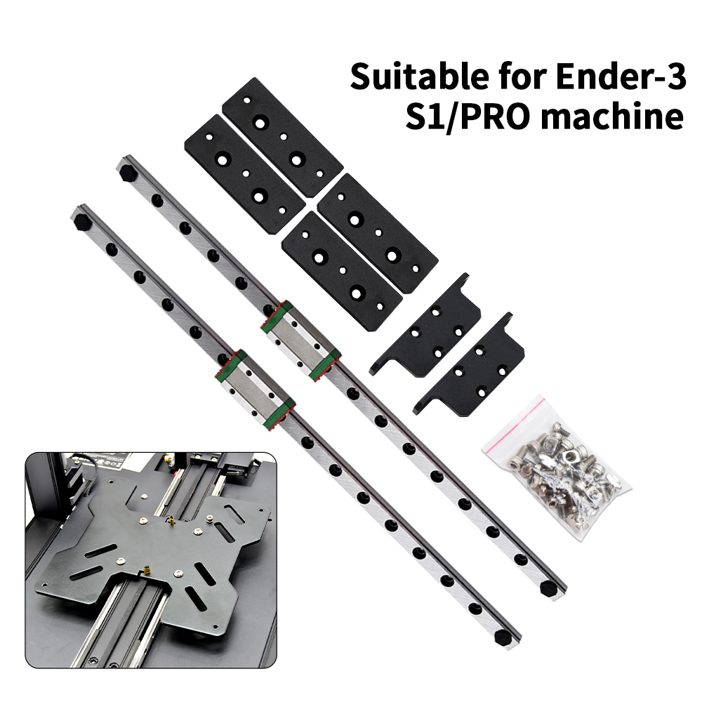Ender 3/Pro/S1/Ender 3 V2 3D Y - Linear Rail Mgn12H Set incelemesi ve fiyatı