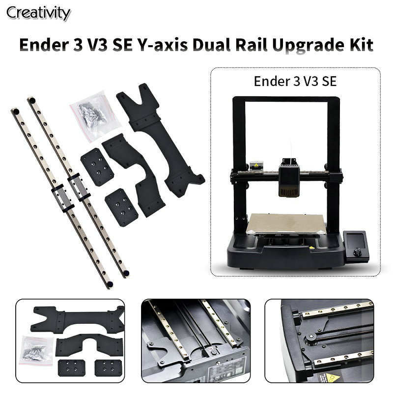 Ender 3 V3 SE KE 3D Yazıcı Çif - Linear Rail Mgn12H Set incelemesi ve fiyatı