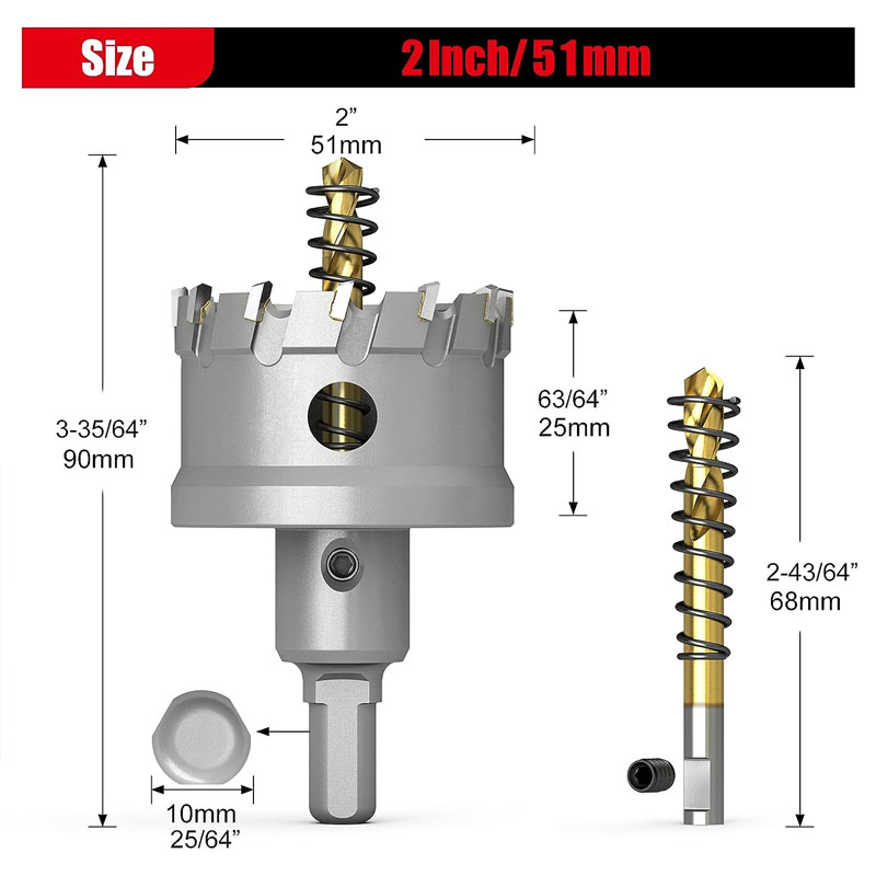 TCT Karbür Delik Testere Kiti  - Nozzle Tungsten incelemesi ve fiyatı
