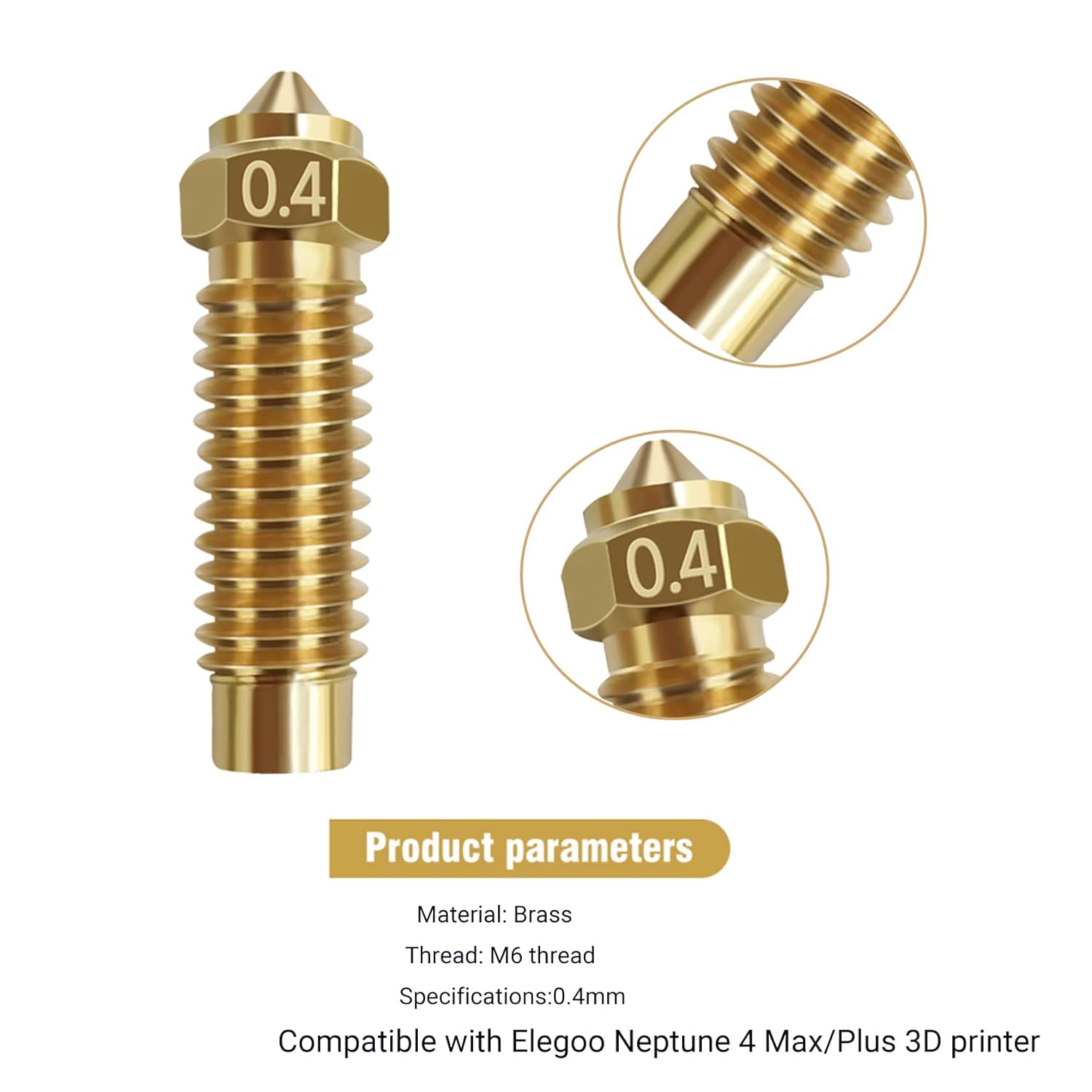 5/10 adet Elegoo neptün 4 artı - Hotend 0.4Mm incelemesi ve fiyatı